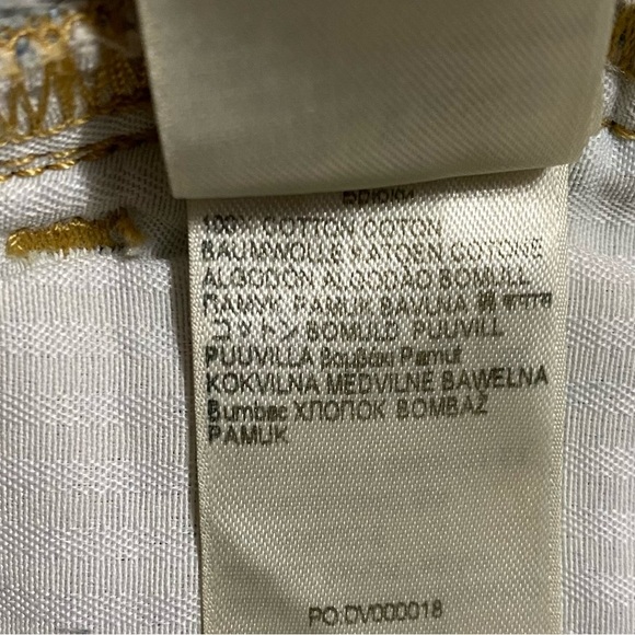 7 For All Mankind Low Rise Flare Jeans 27 Tailorless Iris Patch All Over Patches - Picture 6 of 16